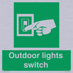 Outdoor lights switch
